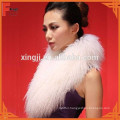 good quality dyed long hair mongolian lamb fur collar for garemnt/jacket